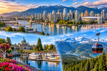 Vancouver Victoria Whistler tour featuring city, coastal and mountain scenery in British Columbia