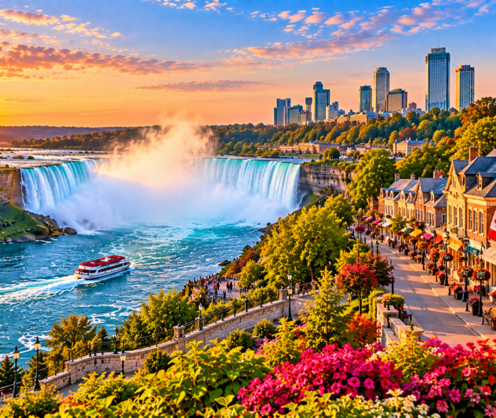 Niagara Falls tour from Toronto featuring waterfall and Ontario scenery