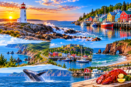 Atlantic Canada tours featuring Nova Scotia Cape Breton and Prince Edward Island