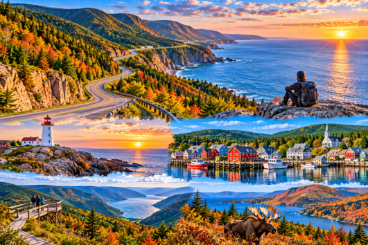 Cape Breton tour from Halifax featuring Cabot Trail coastal scenery