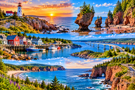 New Brunswick tour featuring Fundy Coast and Atlantic Canada scenery