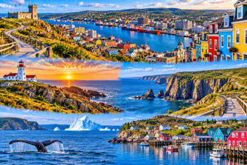 Newfoundland tour from St Johns featuring rugged Atlantic coastline and colourful communities