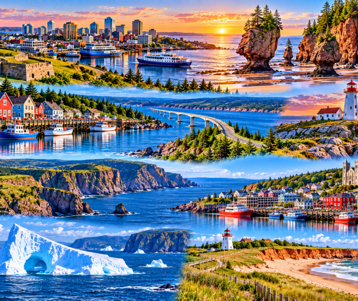 Atlantic Canada vacation package featuring Nova Scotia PEI and New Brunswick